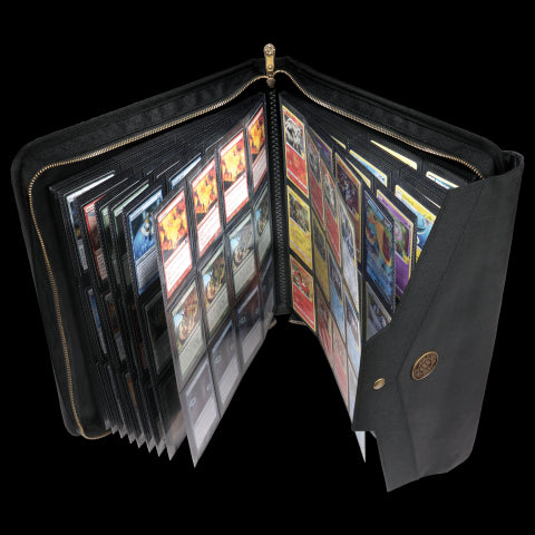 ENHANCE Trading Card Album - 12 Pocket Side Loading Card Binder for 624  Cards
