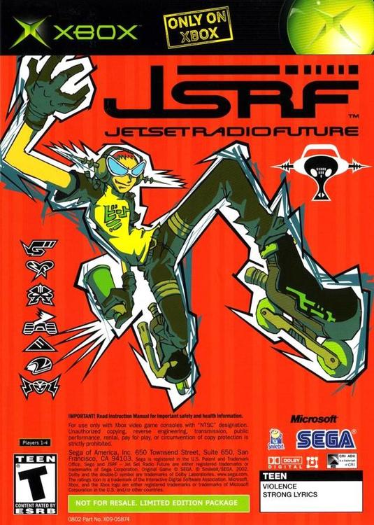 Sega GT 2002 & JSRF: Jet Set Radio Future (used)