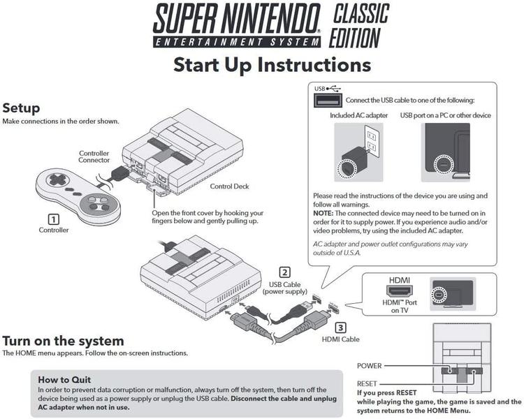 Super Nintendo Entertainment System Classic Edition (Box Included) (used)