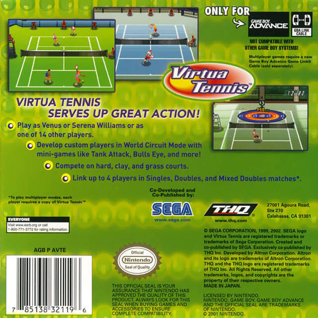 Virtua Tennis (used)