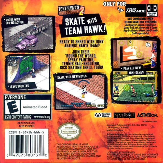 Tony Hawk's Underground 2 (usagé)