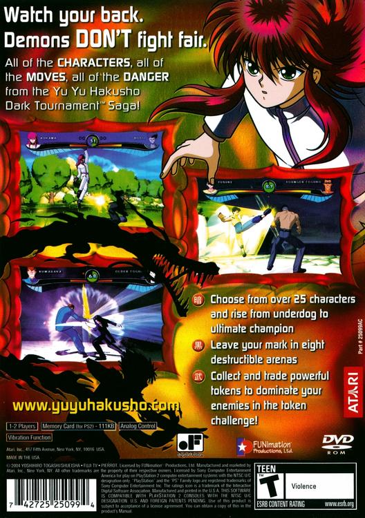 Yu Yu Hakusho: Dark Tournament (used)