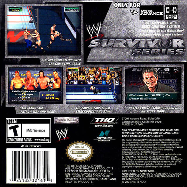 WWE Survivor Series (used)