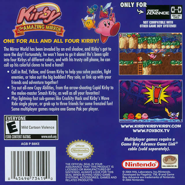 Kirby & The Amazing Mirror (used)