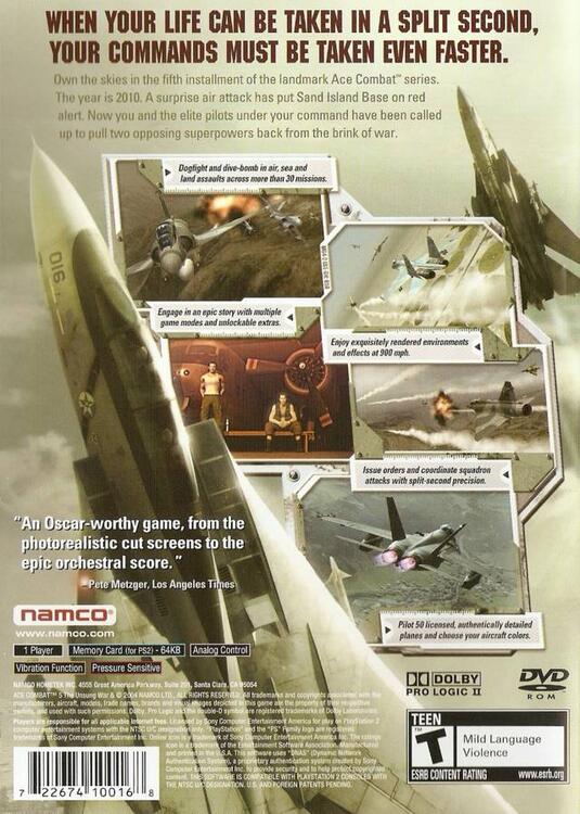 Ace Combat 5: The Unsung War [Greatest Hits] (usagé)