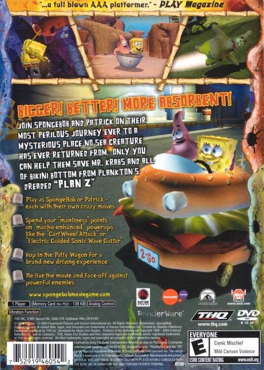 The SpongeBob SquarePants Movie (used)