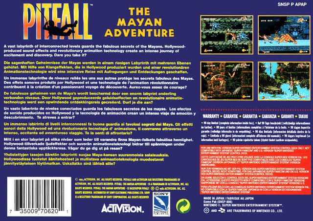 PITFALL - THE MAYAN ADVENTURE (usagé)