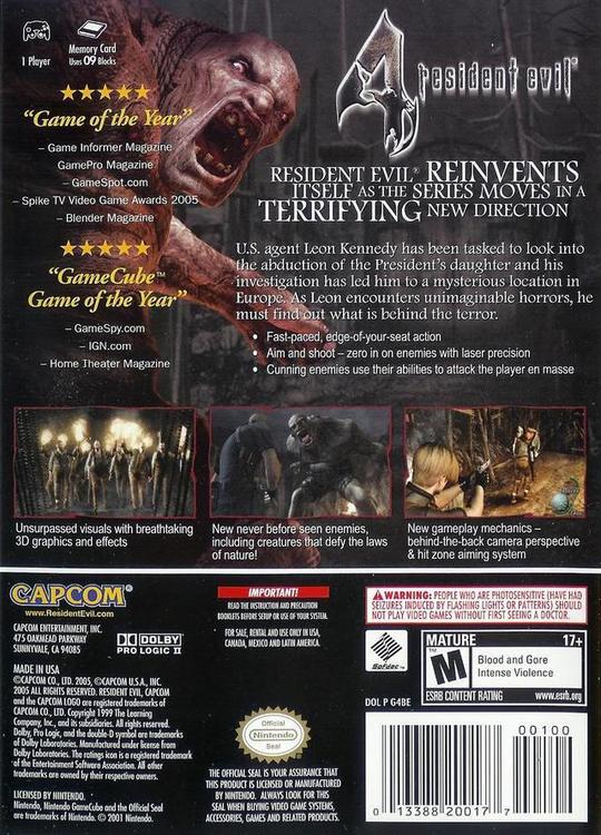 RESIDENT EVIL 4 (used)