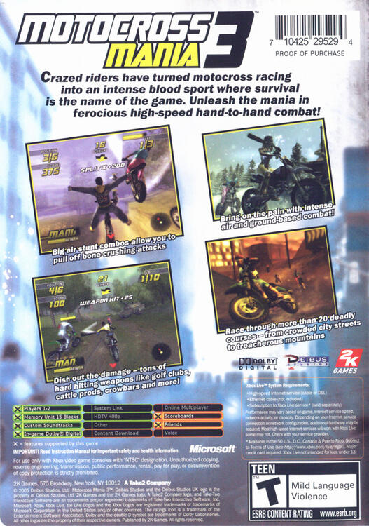 Motocross Mania 3 (used)