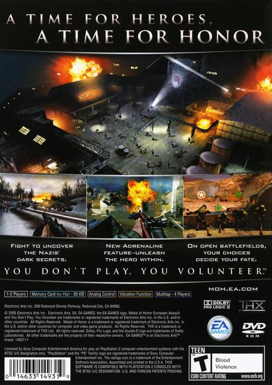 Medal of Honor: European Assault (usagé)