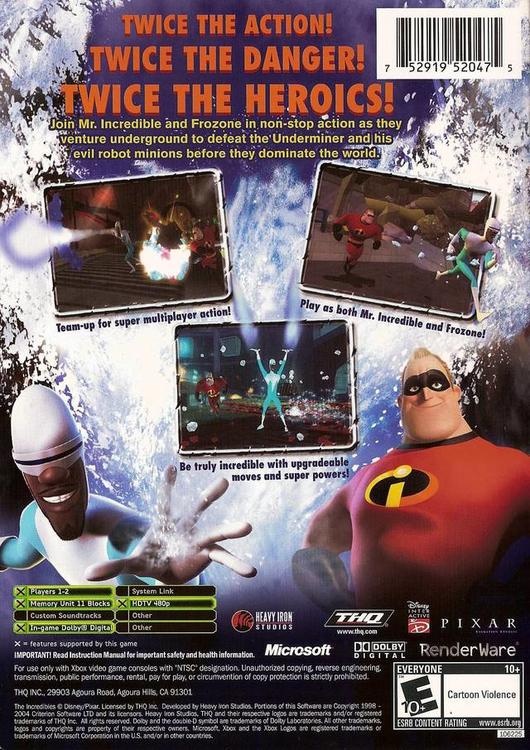 The Incredibles: Rise of the Underminer (used)