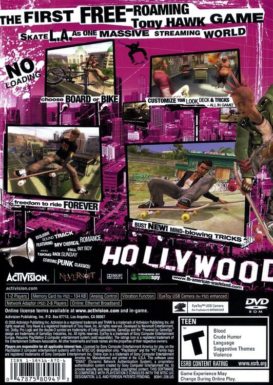 Tony Hawk's American Wasteland (used)