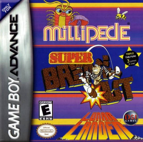 Millipede / Super Breakout / Lunar Lander (used)