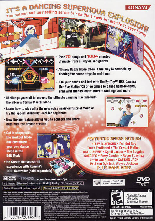 Dance Dance Revolution SuperNOVA  (Mat Dance required but not includes) (usagé)