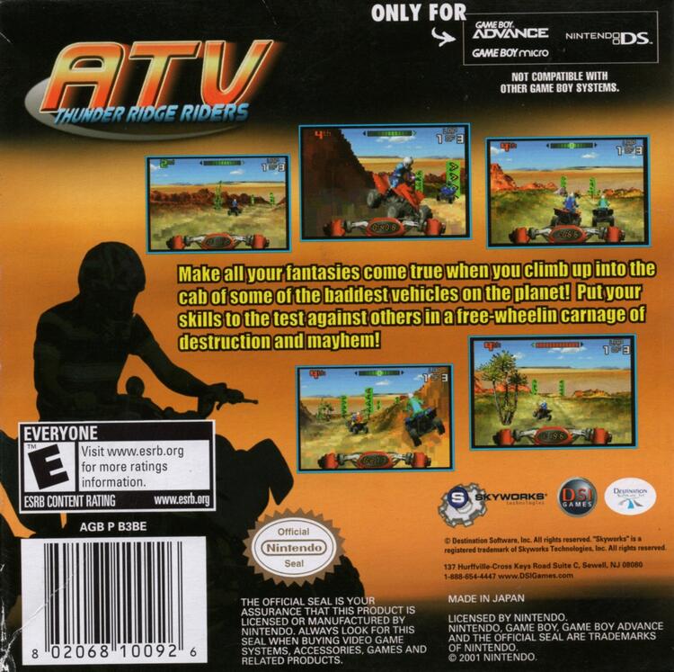 ATV: Thunder Ridge Riders (used)