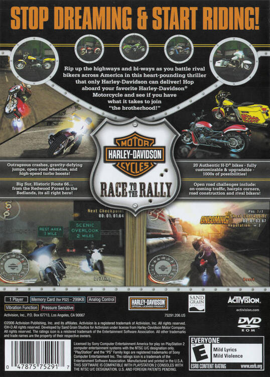 Harley-Davidson Motorcycles: Race to the Rally (usagé)