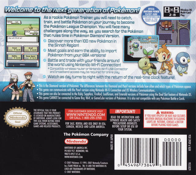 Pokémon Diamond Version (used)