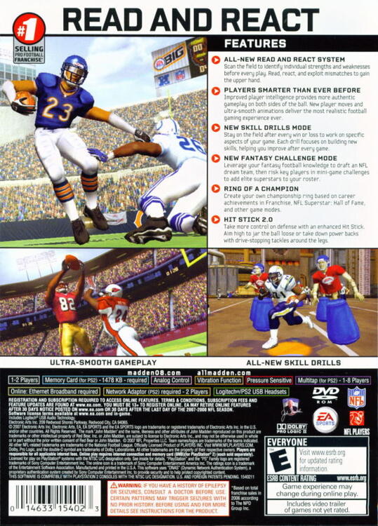 Madden NFL 08 (usagé)