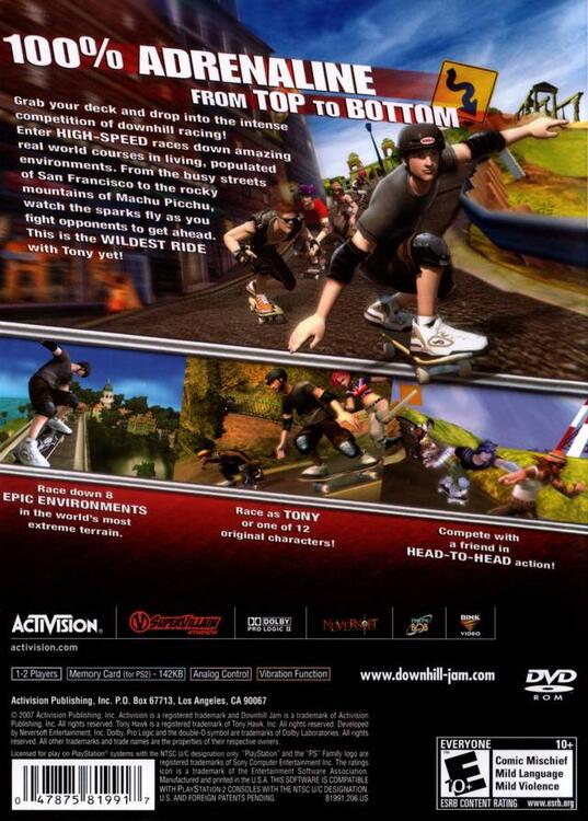 Tony Hawk's Downhill Jam (used)