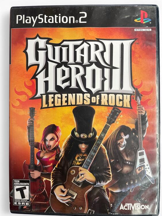 Guitar Hero III - Legends of Rock - PS2 Bundle (used)