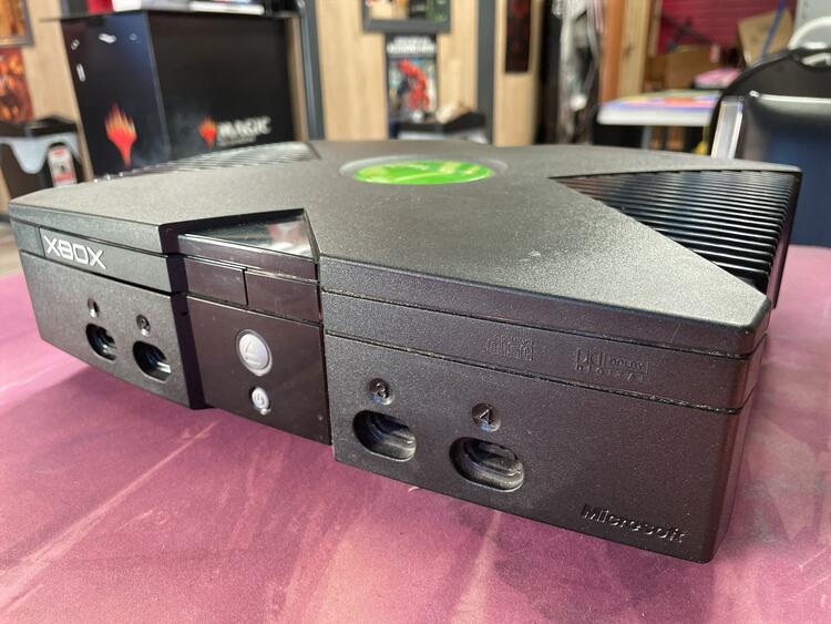 Microsoft Xbox Original Black Console - Tested works (used)