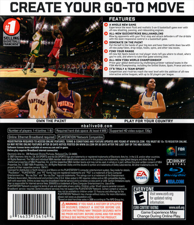 NBA Live 08 (used)