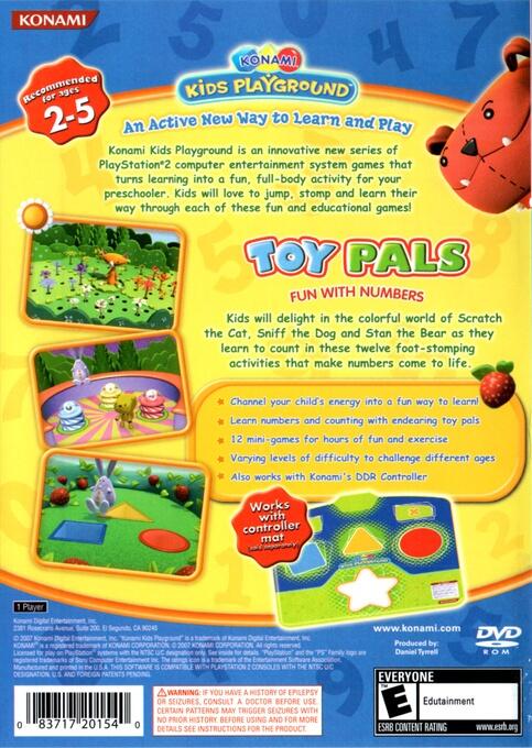 Konami Kids Playground: Toy Pals Fun with Numbers (usagé)