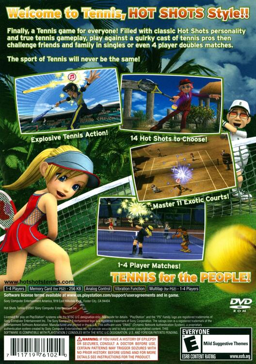 Hot Shots Tennis (used)