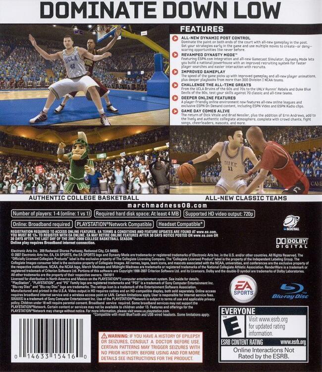 NCAA March Madness 08 (used)