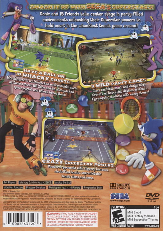 Sega Superstars Tennis (used)