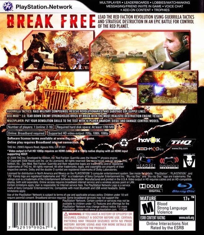 Red Faction: Guerrilla (used)