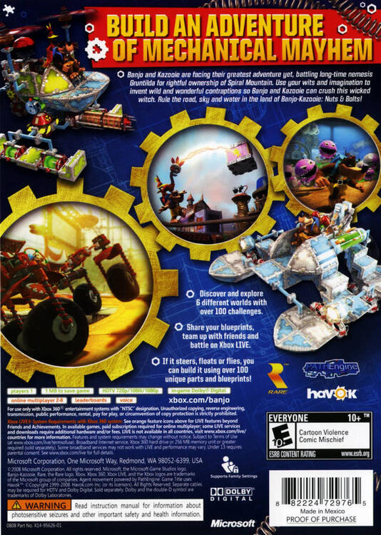 Banjo-Kazooie: Nuts & Bolts [With Map] (used)