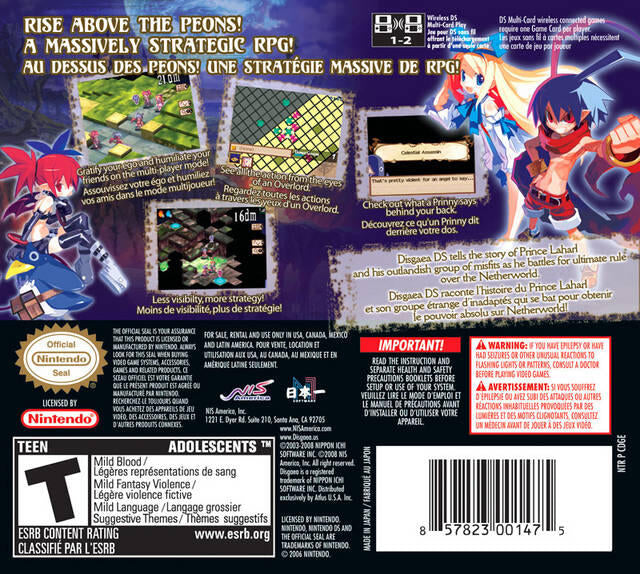 Disgaea DS (usagé)