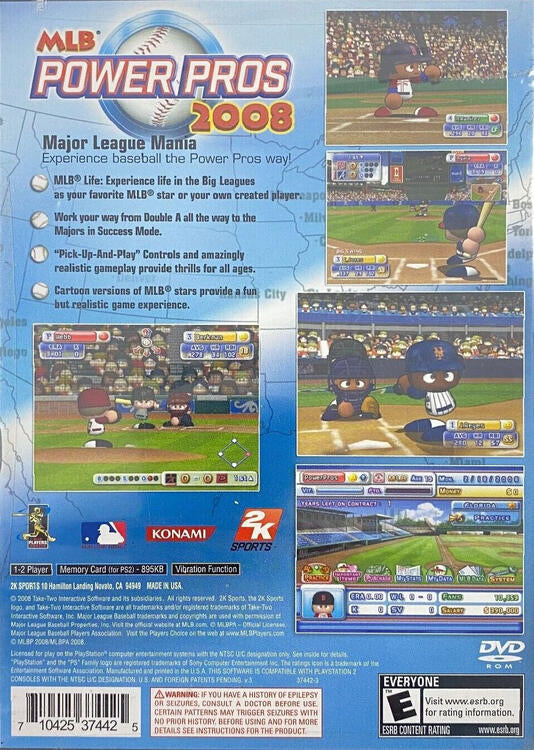 MLB Power Pros 2008 (usagé)