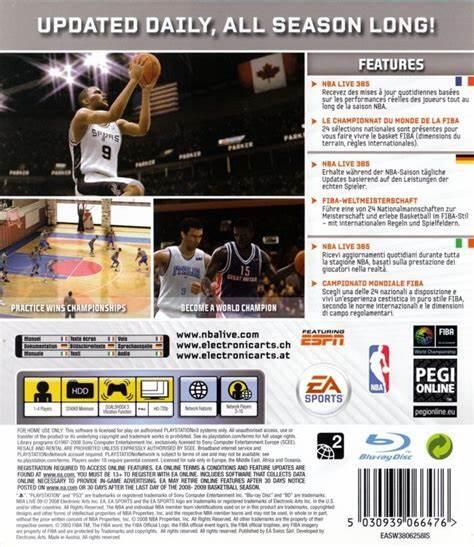 NBA Live 09 (used)