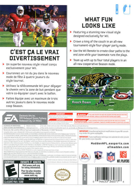 Madden NFL 10 (usagé)