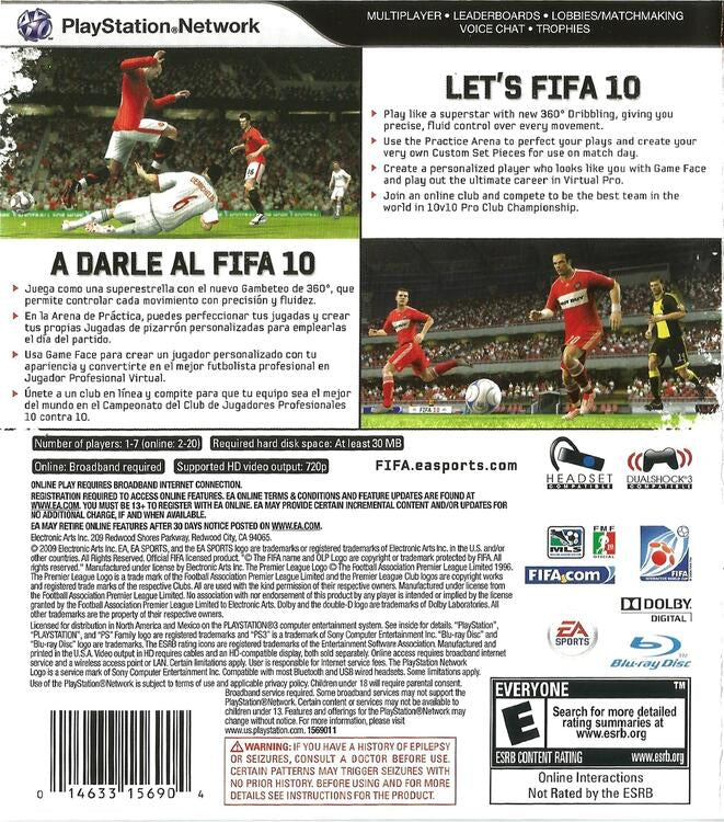 FIFA Soccer 10 (used)