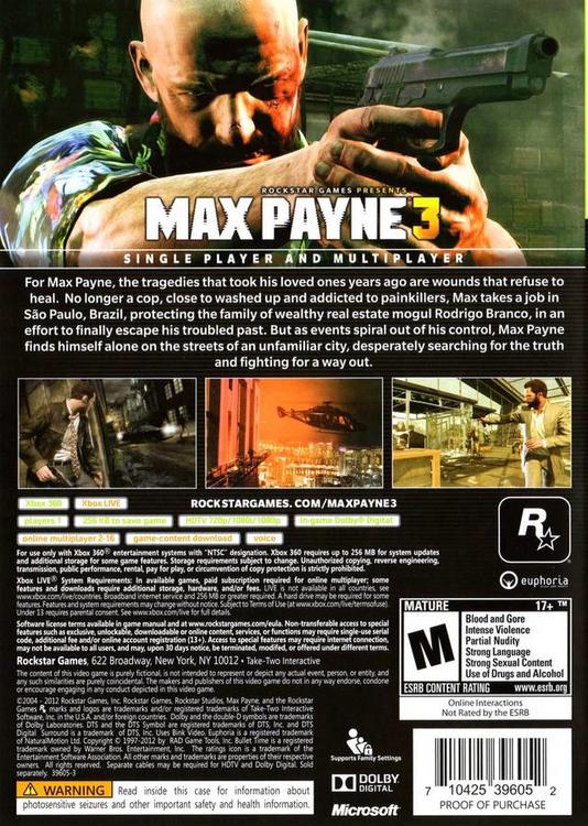 Max Payne 3 (used)