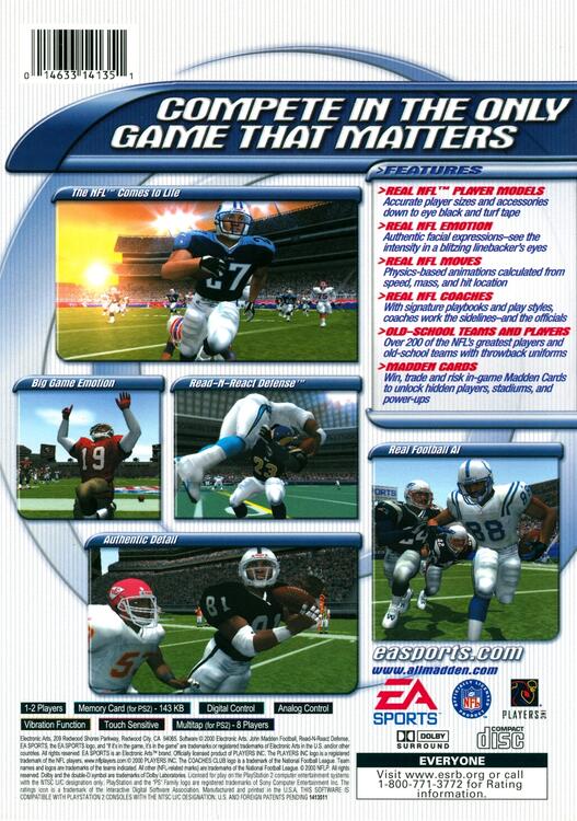 Madden NFL 2001 (usagé)