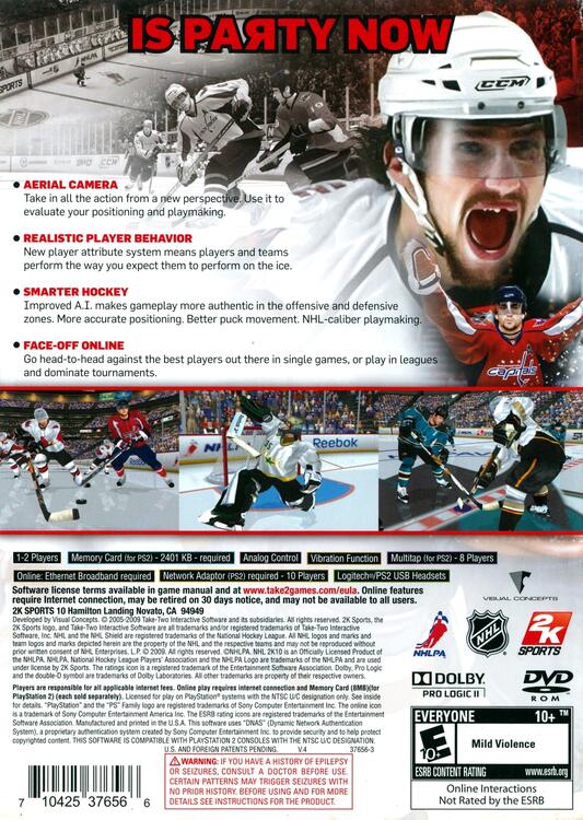 NHL 2K10 (used)