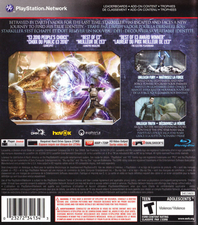 Star Wars: The Force Unleashed II (usagé)