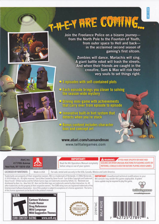 Sam & Max: Beyond Time and Space (usagé)