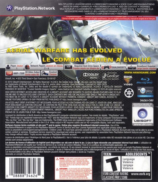 Tom Clancy's HAWX 2 (used)