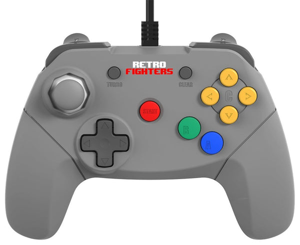 Retro Fighters - Brawler64 Wired Controller for Nintendo 64 - Gray