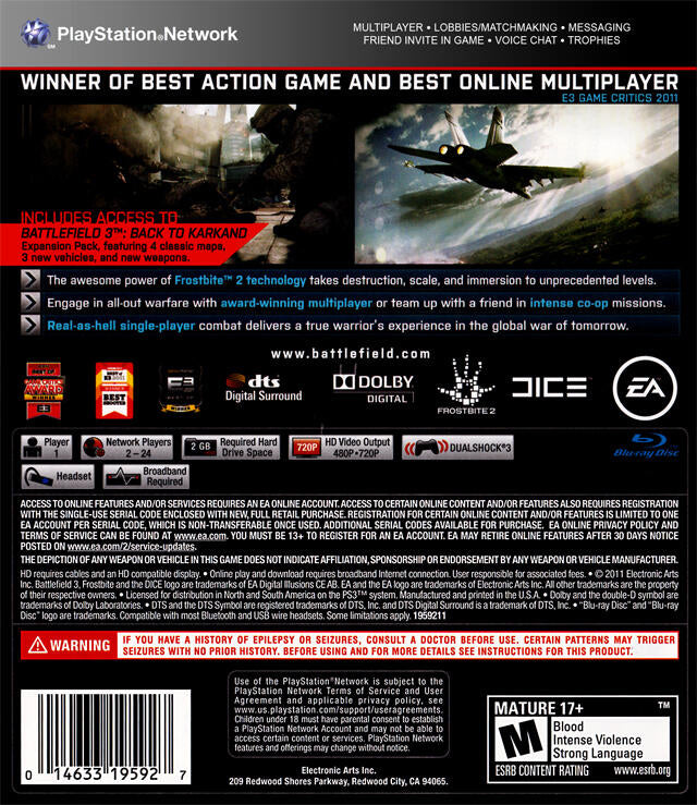 Battlefield 3 [Limited Edition] (usagé)