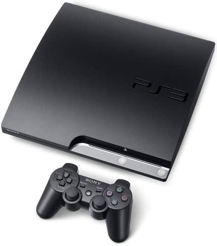 SONY PLAYSTATION 3 MODEL 2 (SLIM) - BLACK - 160GB ( Box and booklet not included ) (used)