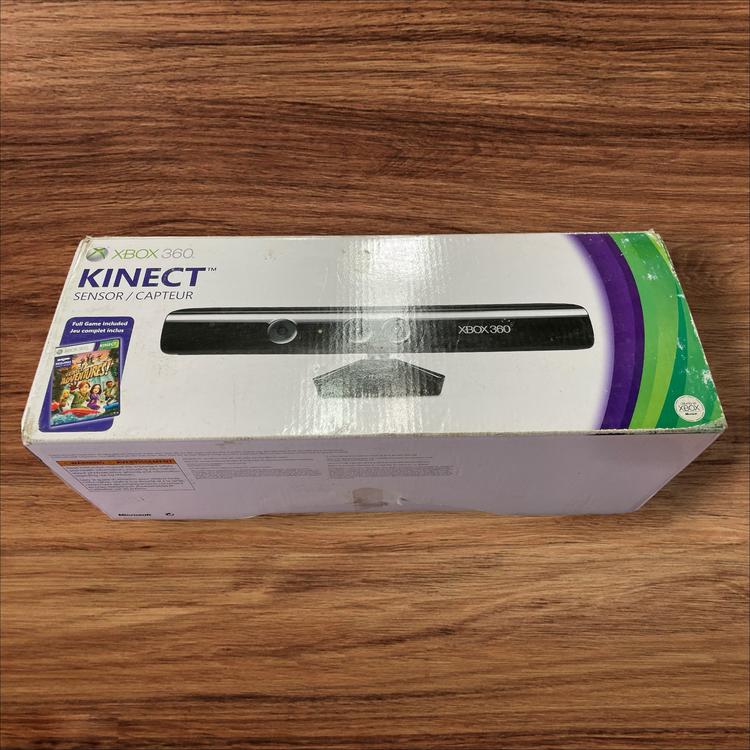 Microsoft - Original Xbox 360 Kinect Motion Sensor Bar OEM Black with Kinect Adventures (usagé)