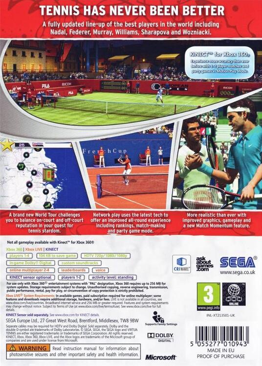 Virtua Tennis 4 (used)