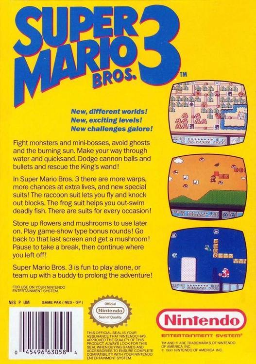 Super Mario Bros. 3 (used)