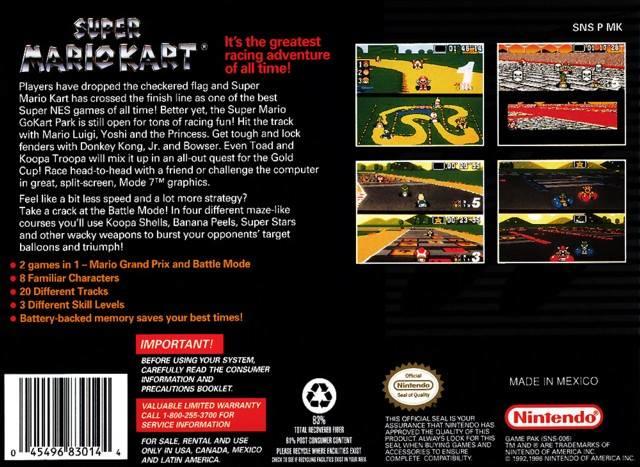 Super Mario Kart (used)